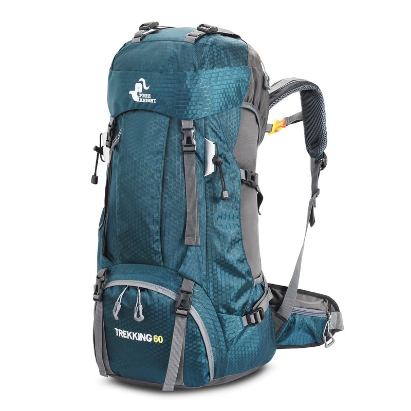 Bseash 60L Waterproof Hiking Camping Backpack with Rain Cover  Large Outdoor Sport Travel Daypack Rucksack for Climbing - Image 1